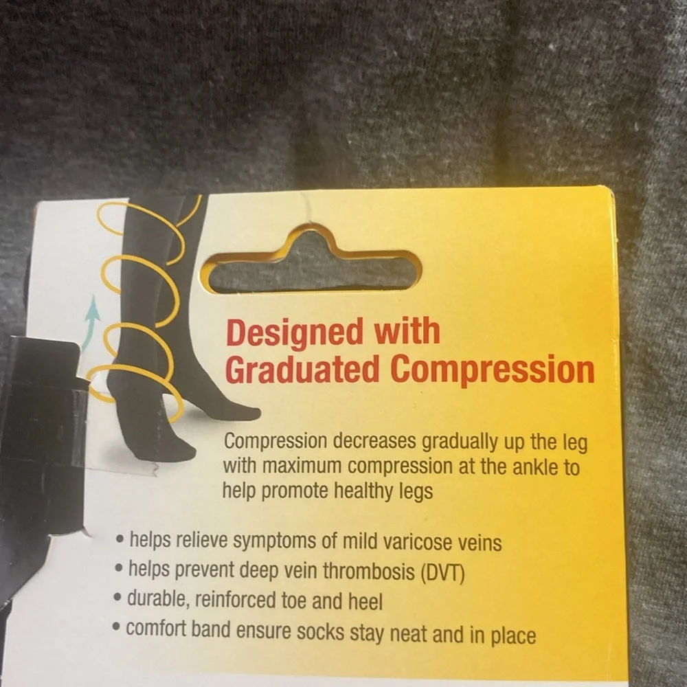 Futuro lifestyle compression dress socks for men black size XL